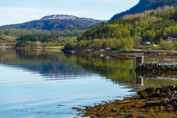Widok Norweski Krajobraz — Zdjęcie stockowe