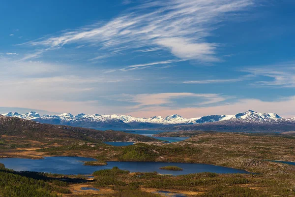 Vista Panorâmica Paisagem Norueguesa — Fotografia de Stock