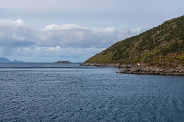 Vue Panoramique Paysage Norvégien — Photo