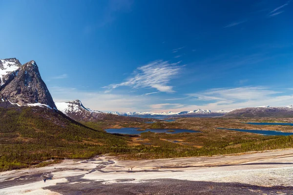 Vista Panorâmica Paisagem Norueguesa — Fotografia de Stock