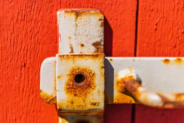 Old Door Metal Detail — Stock Photo, Image