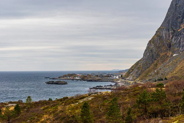 Vue Panoramique Paysage Norvégien — Photo