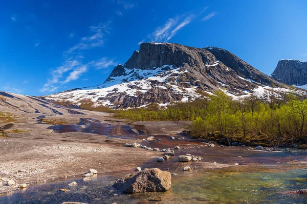 Vedere Scenică Peisajului Norvegian — Fotografie, imagine de stoc