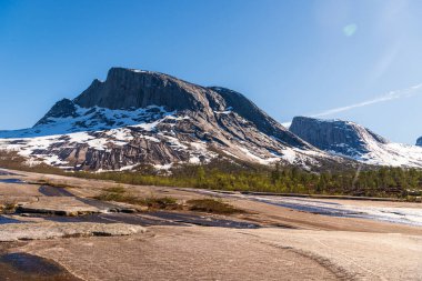 Norveç manzarası manzarası   