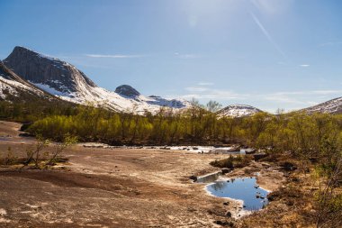 Norveç manzarası manzarası 