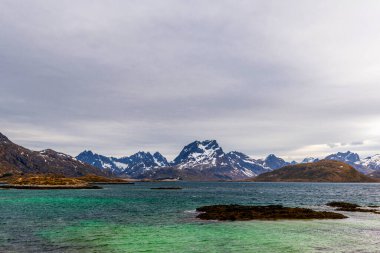 Norveç manzarası manzarası   