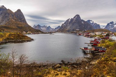 Norveç manzarası manzarası 