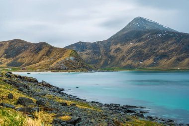 Norveç manzarası manzarası  