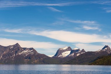 Norveç manzarası manzarası   