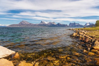 Norveç manzarası manzarası   