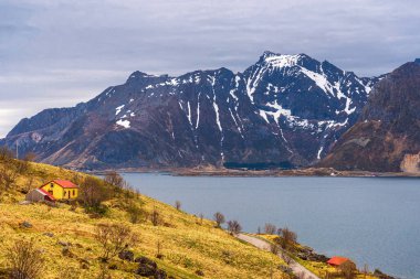 Norveç manzarası manzarası  