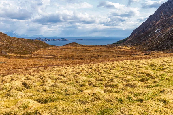 Vue Panoramique Paysage Norvégien — Photo