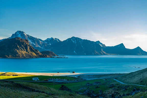 Norveç manzarası manzarası  