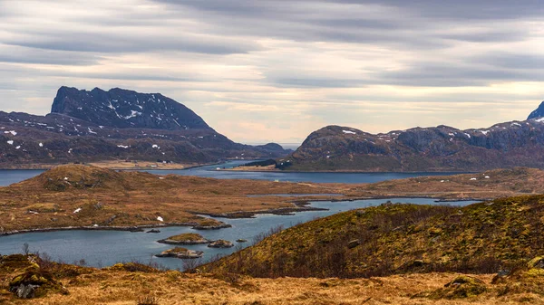 Vista Panoramica Del Paesaggio Norvegese — Foto Stock