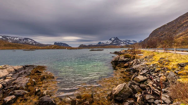 Norveç manzarası manzarası 