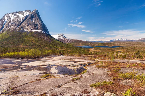 Widok Norweski Krajobraz — Zdjęcie stockowe