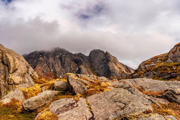 Vue Panoramique Paysage Norvégien — Photo