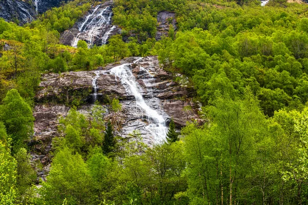 Wasserfluss Des Wasserfalls Der Natur — Stockfoto