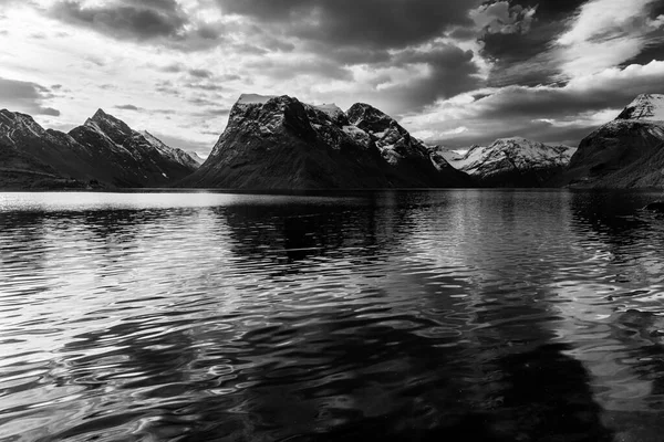 Schönheit Der Natur Schwarzweiß Naturfotos Seewasser — Stockfoto