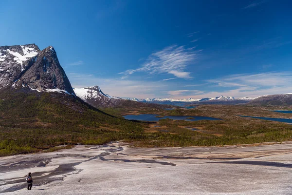 Scenery Blue Sky Lakes Mountains Nature Beauty — Stock Photo, Image