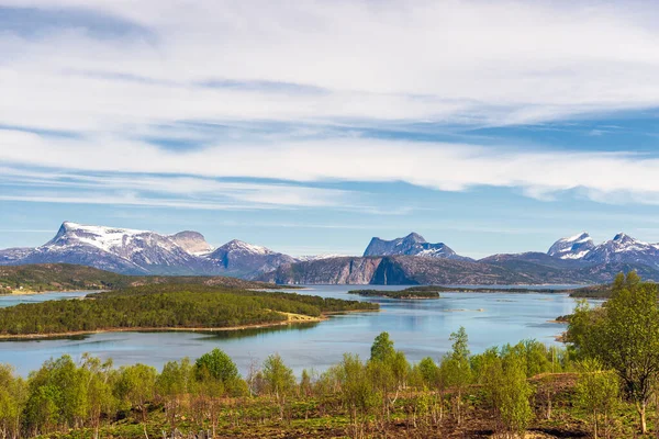 Paisaje Cielo Azul Lagos Las Montañas Belleza Naturaleza — Foto de Stock