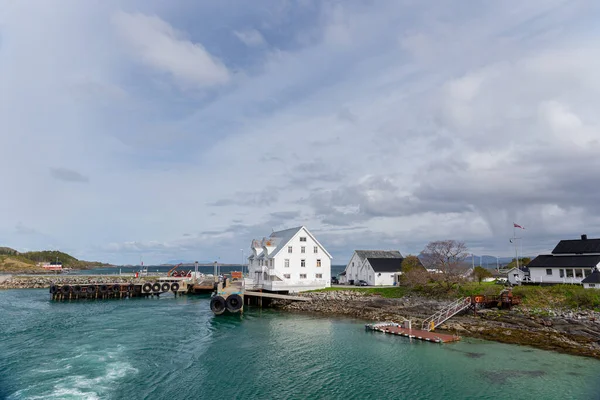 Lake Norway Village Houses — Stock Photo, Image