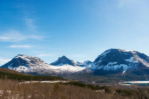 Snow Covered Mountains Peak — Stock Photo, Image