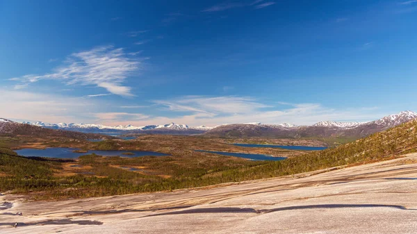 Céu Azul Lagos Montanhas Beleza Natureza — Fotografia de Stock