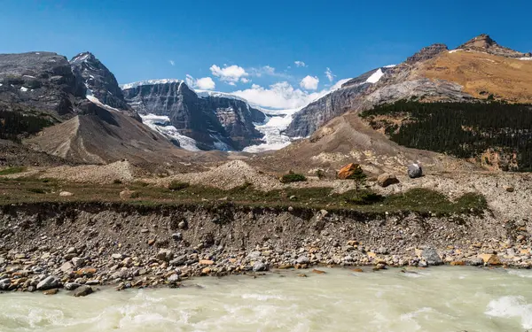 Talbot Lake Och Natursköna Berg Alberta Kanada — Stockfoto