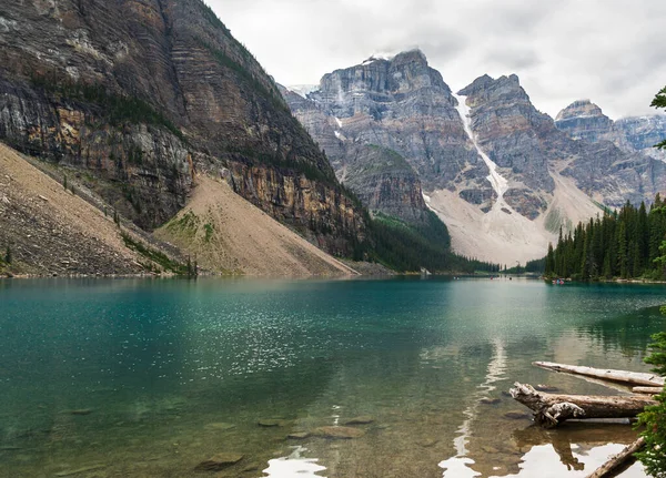 Hermoso Paisaje Natural Con Lago Montañas Parque Nacional Banff Canadá — Foto de Stock