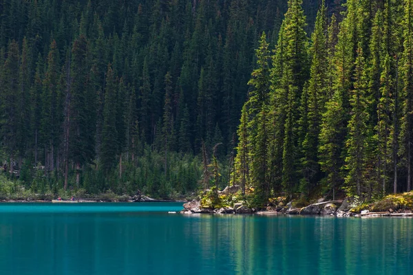 Scenic Landscape Lake Mountains Banff National Park Alberta Canada — Stock Photo, Image