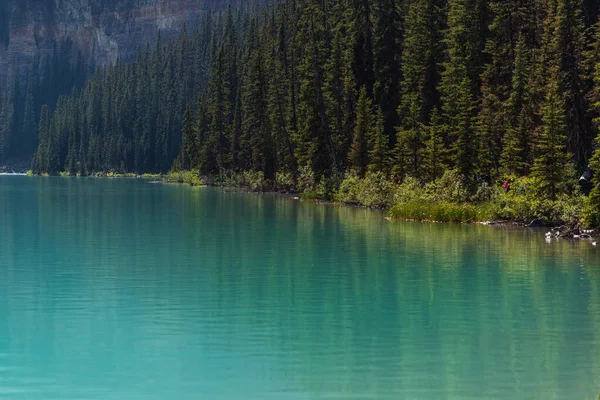 Scenic Landscape Lake Mountains Banff National Park Alberta Canada — Stock Photo, Image