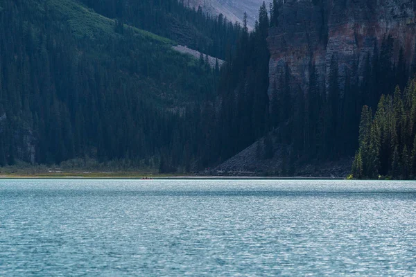 Naturskönt Landskap Med Sjö Och Berg Banff Nationalpark Alberta Kanada — Stockfoto