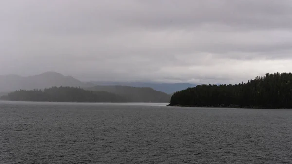 Hermoso Paisaje Naturaleza Pacífica Con Costa Montañas Columbia Británica Canadá —  Fotos de Stock