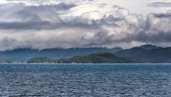 Belo Cenário Natureza Pacífica Com Litoral Montanhas Colômbia Britânica Canadá — Fotografia de Stock