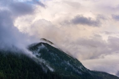 Britanya Kolumbiyası, Kanada 'da güzel huzurlu doğal manzara 