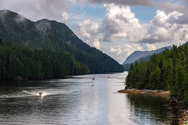 Bellissimo Paesaggio Naturale Tranquillo Columbia Britannica Canada — Foto Stock