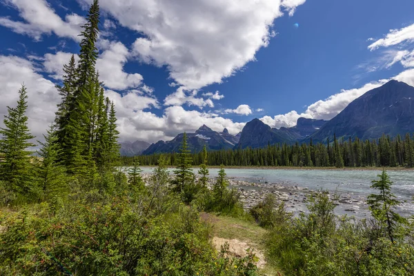 Természeti Látnivalók Banff Nemzeti Parkban Kanada — Stock Fotó