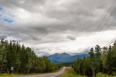 Britanya Kolumbiyası, Kanada 'da güzel huzurlu doğal manzara 