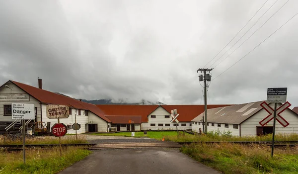 Byggnader Norra Stillahavsområdet Konservfabrik Nationell Historisk Plats — Stockfoto