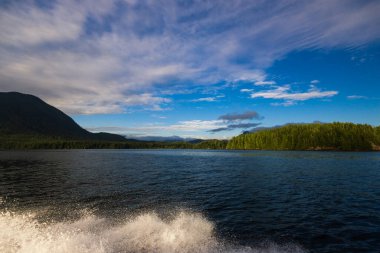 Britanya Kolumbiyası, Kanada 'da güzel huzurlu doğal manzara 
