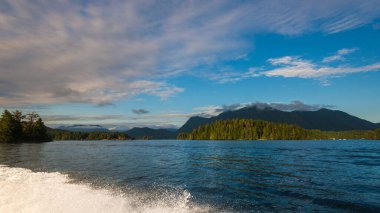 Britanya Kolumbiyası, Kanada 'da güzel huzurlu doğal manzara 
