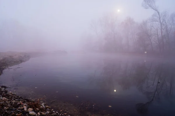 Krásná Klidná Přírodní Scenérie Řekou Ticino Itálie — Stock fotografie