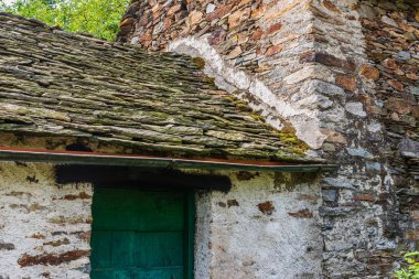 İtalya 'nın başkenti Val Grand Ulusal Parkı' nda güzel bir kırsal alan.