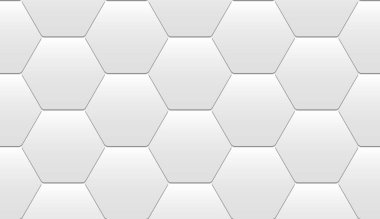 Işık altıgen fayans döşeme etkisi ile geometrik seamless modeli