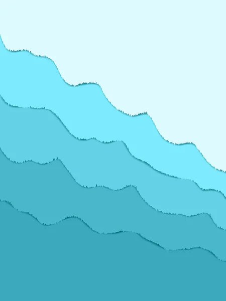 Яскравий Сучасний Абстрактний Дизайн Стиль Паперу Орігамі Створений Світ Концепція — стоковий вектор