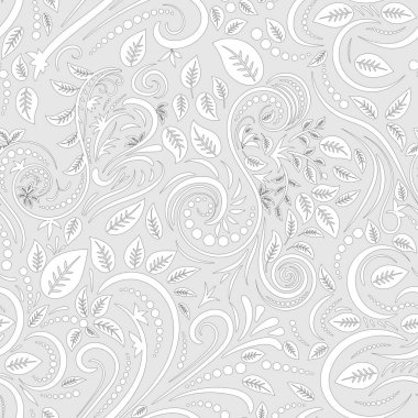 Çiçek süsleri intertwining soyut Dikişsiz deseni