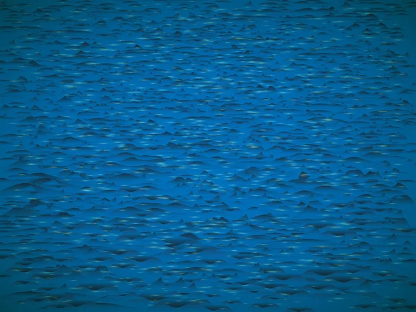 波を持つ海のベクトルイラスト — ストックベクタ