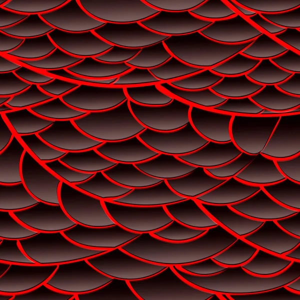 Sıcak lav ve kül. Dikişsiz desen