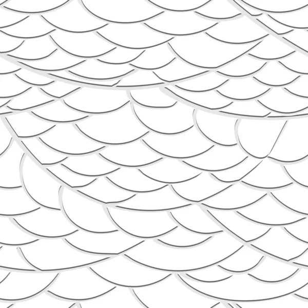 Textura inconsútil de las olas de papel — Vector de stock